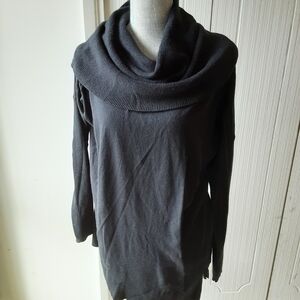 Womens Caslon black cowl neck sweater